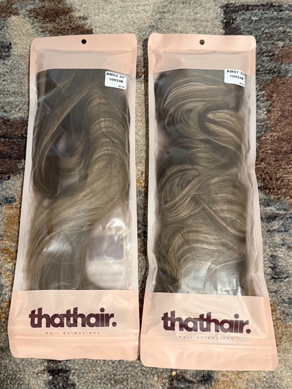 ThatHair 22” Halo Hair Extensions 10H24B 2pk